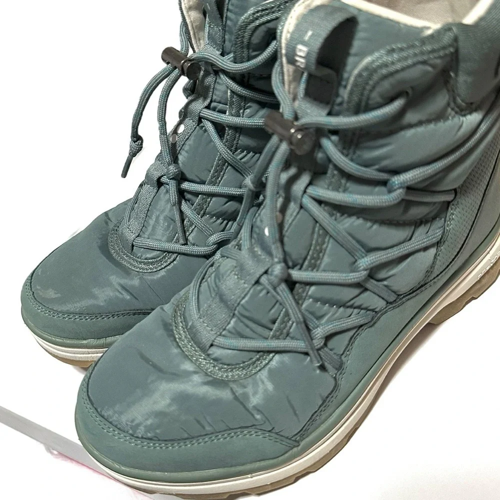 Ryka Brae Women's Teal Green Cold Weather Sneaker Lace Up Boots 6